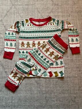 Little Sleepies Fair Isle Christmas Bamboo Two-Piece LS Pajamas (18-24 months)